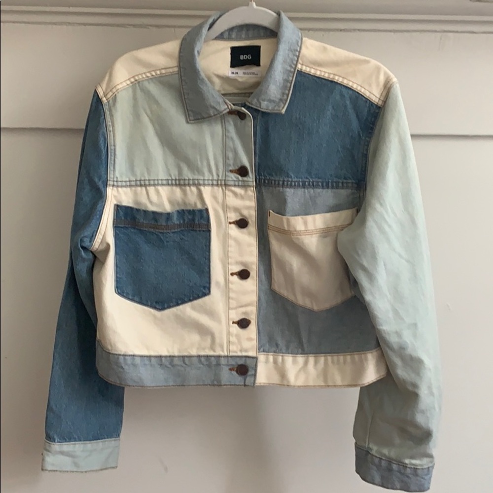 Urban outfitters BDG color block denim jacket